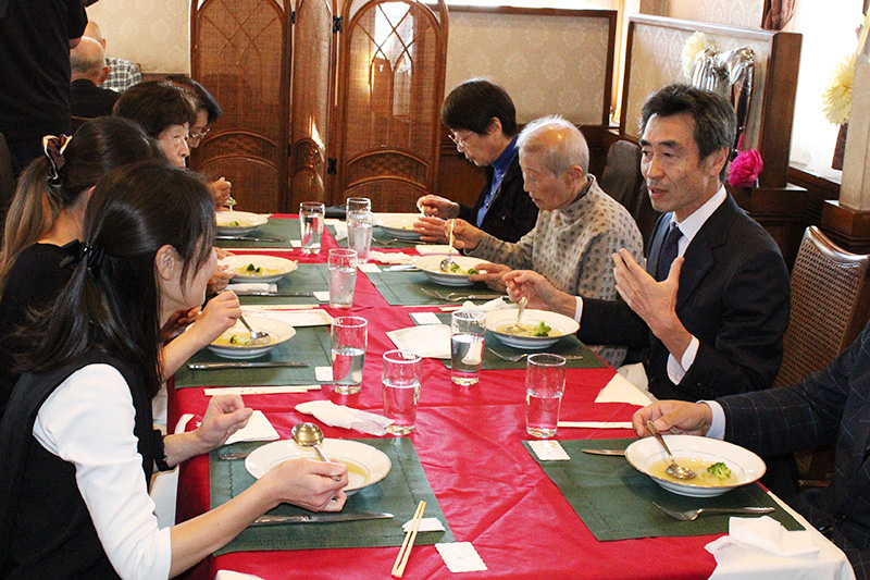 低カロリーのフランス料理食事会